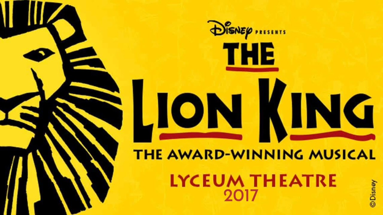 The Lion king Musical - CD Live Recording, London 2017