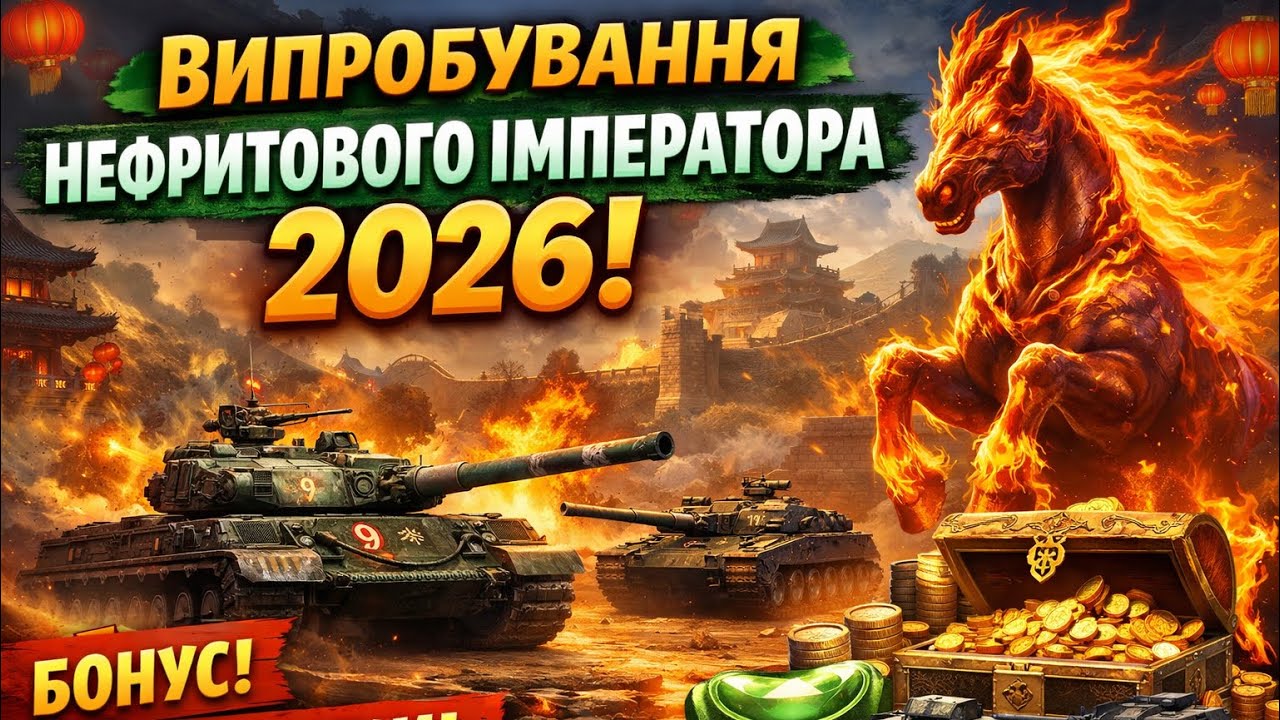 🐉Випробування Нефритового Імператора 2026 у World of Tanks | Огляд події #wot