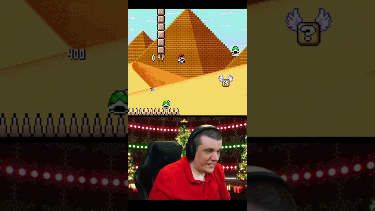 Christmas In June | Super Mario World Kaizo Rom Hack #shorts