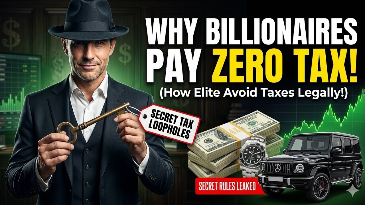 How Billionaires Pay ZERO Taxes Legally (The Elite Money Rules Leaked!)