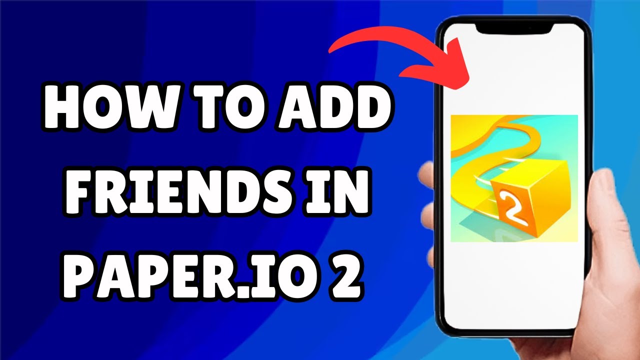 *UPDATED* How To Add Friends in PAPER.IO 2 - Full Guide !!