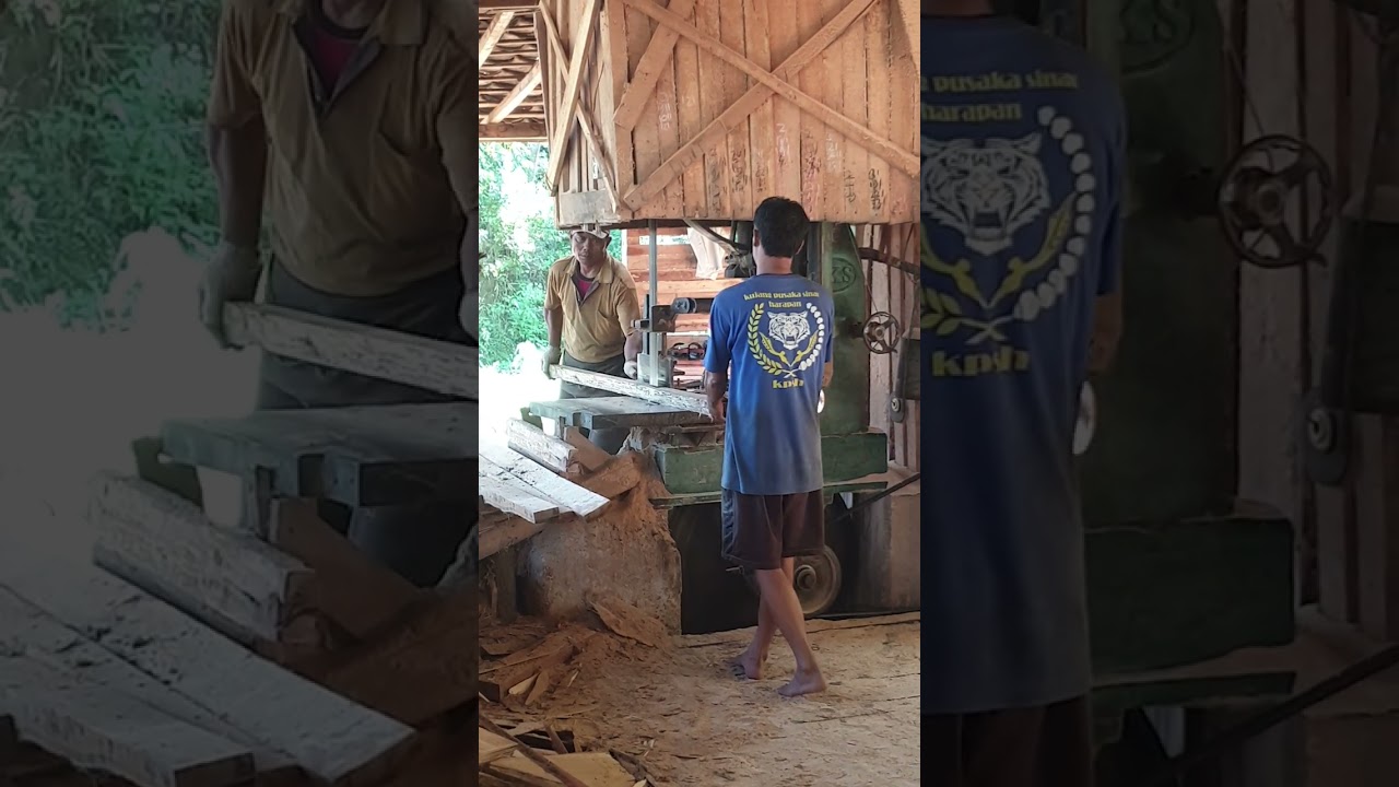 Gesekan Kayu diCiluncat 