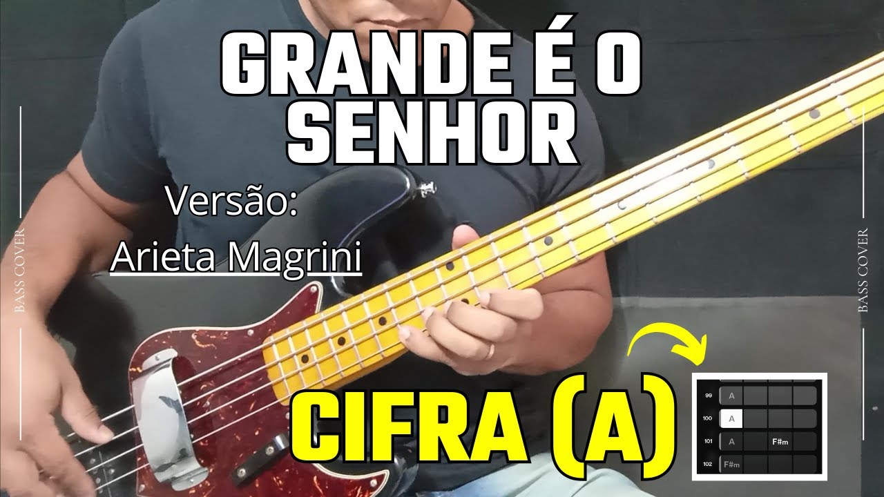 Grande é o Senhor | Cover Baixo (Versão Arieta Magrini)