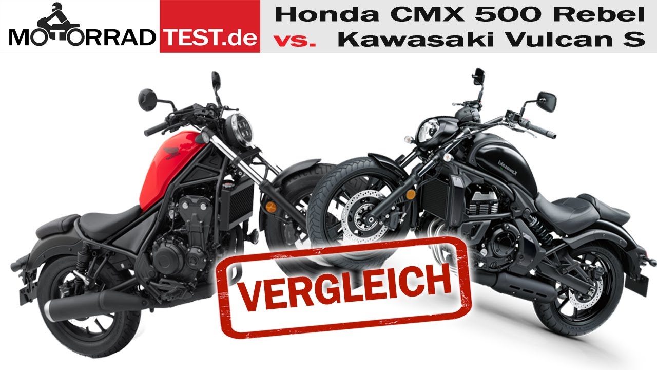 Honda CMX 500 Rebel vs. Kawasaki Vulcan S | Zwei Cruiser im Vergleich