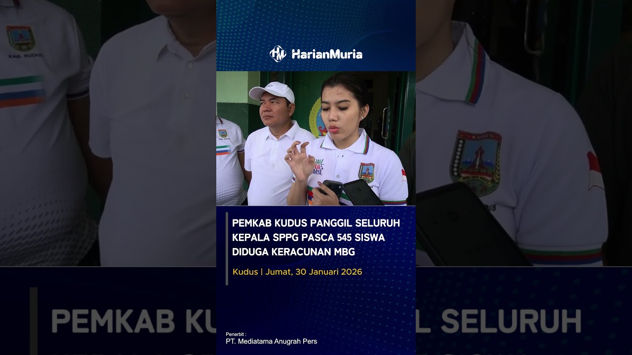 Pemkab Kudus Panggil Seluruh Kepala SPPG Pasca 545 Siswa Diduga Keracunan MBG