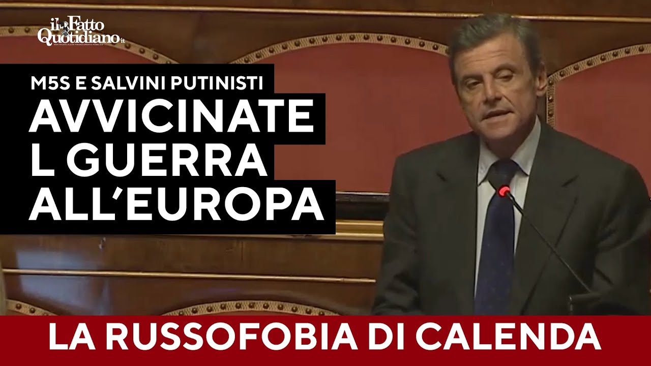 La russofobia di Calenda: 