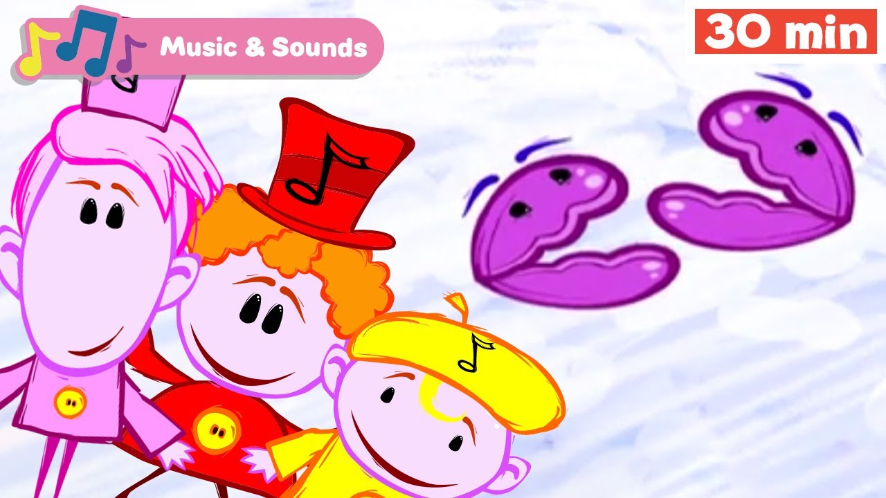 The Notekins | Learn Musical Instruments for Kids | Early Learning Videos | Castanets | Tambourine +