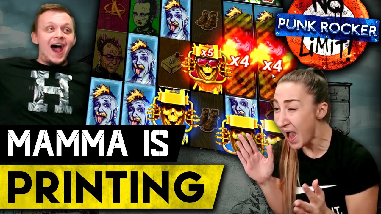 INSANE Mega Big Wins on PUNK ROCKER! (Part 3 of 5 - 45.000&euro; Cashout)