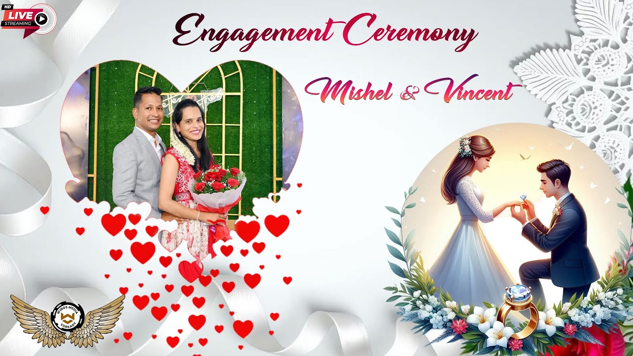 Engagement Ceremony of Mishel 💍Vincent @ Vorkady On 24 August 2025