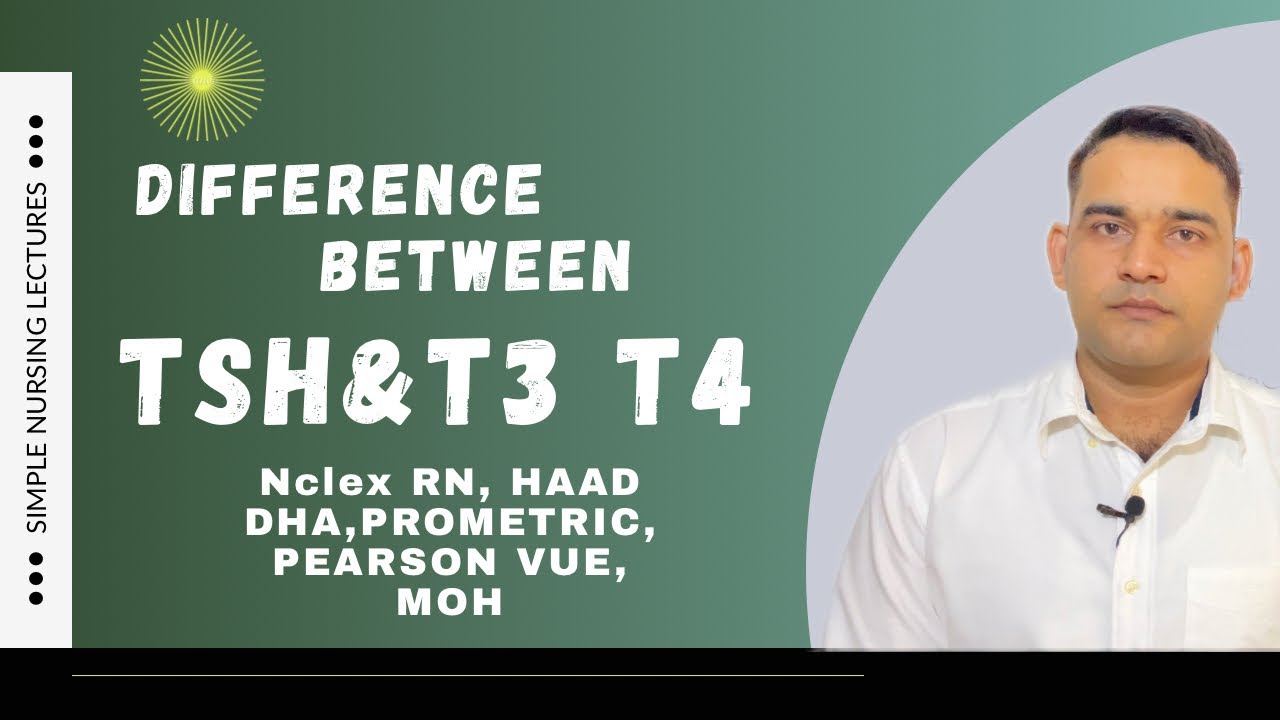 Difference between TSH & T3 , T4 in hypo and hyperthyroidism