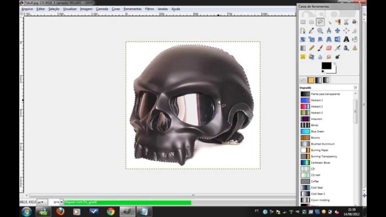 Deixando QUALQUER objeto Dourado NO GIMP