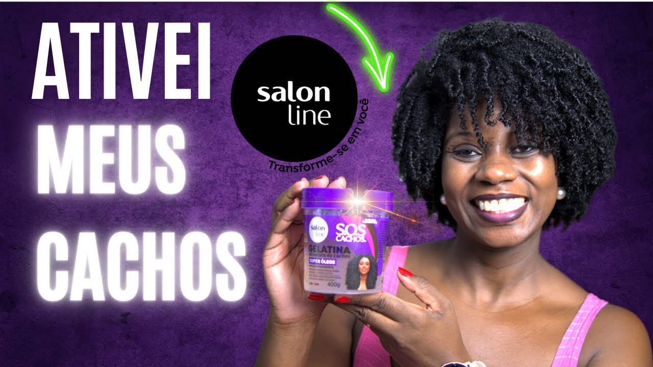 Gelatina Ativadora de Cachos Super Óleos da Salon Line | Definição Extraordinária! #salonline