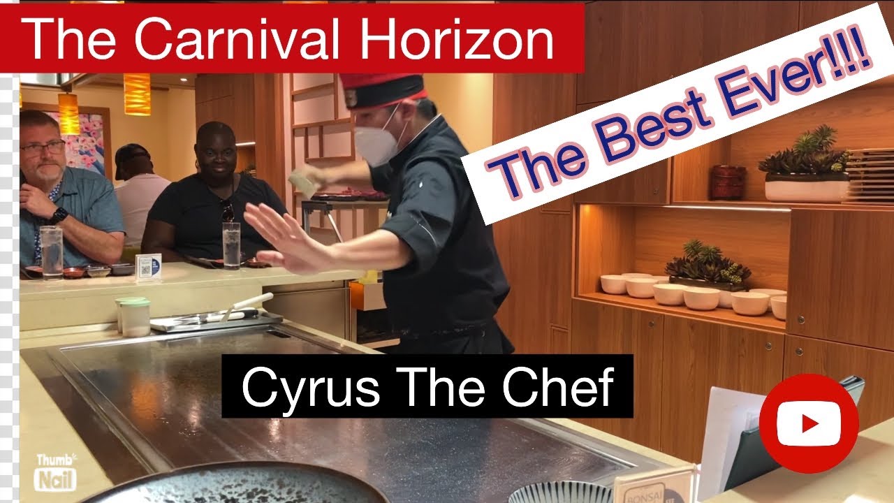 Bonsai Teppanyaki aboard The Carnival Horizon