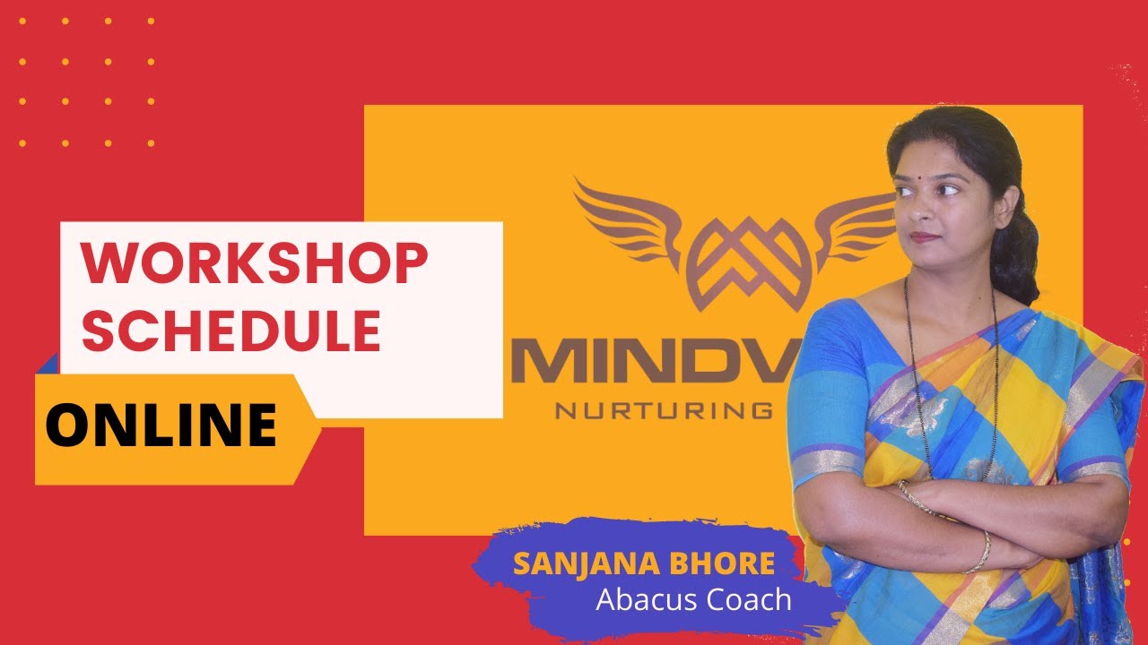 ONLINE WORKSHOP SCHEDULE
