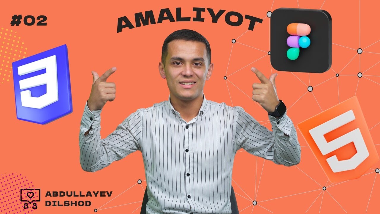 #02 Amaliyot |Css Html Figma| Cssda amaliyot