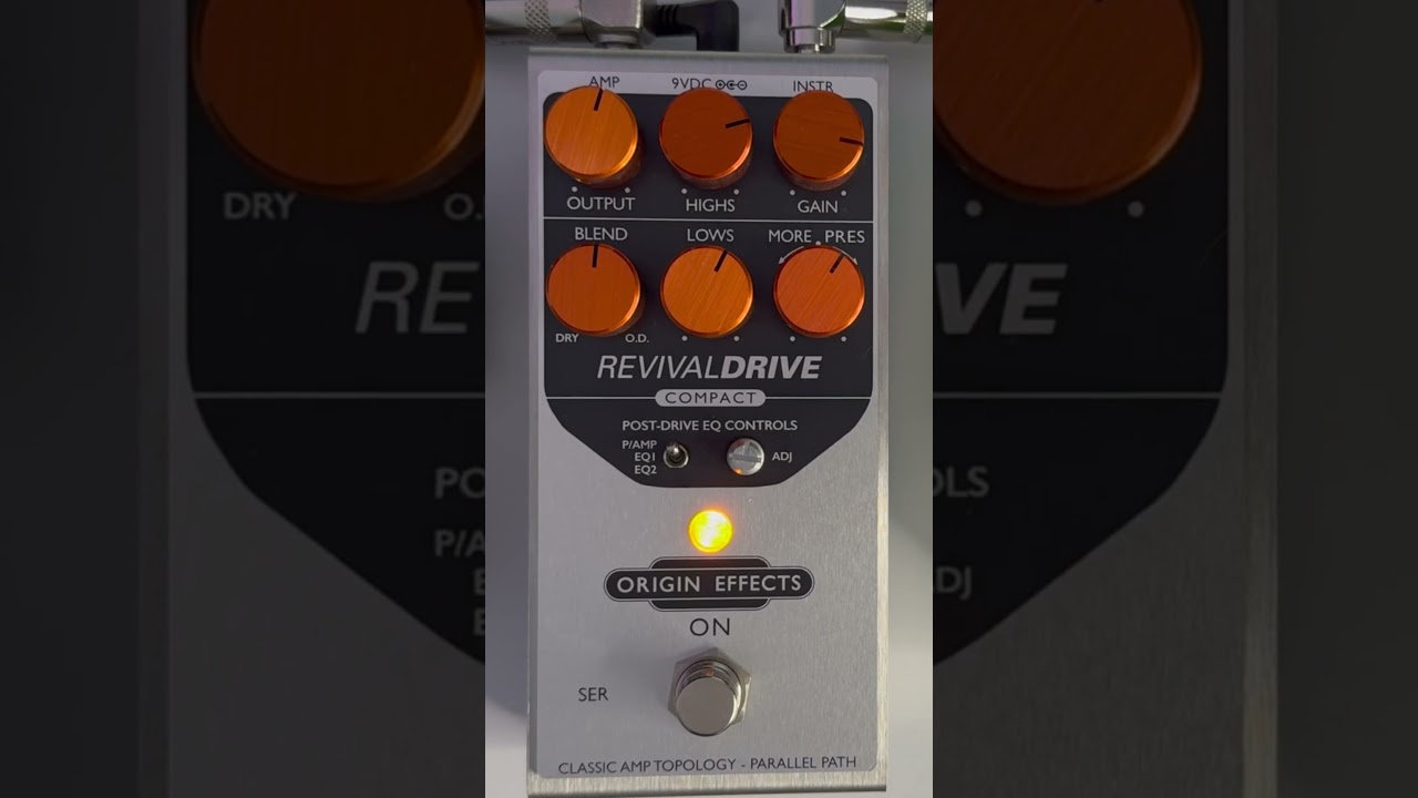 Classic Amp Tones In A Pedal - Origin Effects Revival Drive #boutiquepedals #vintagepedal
