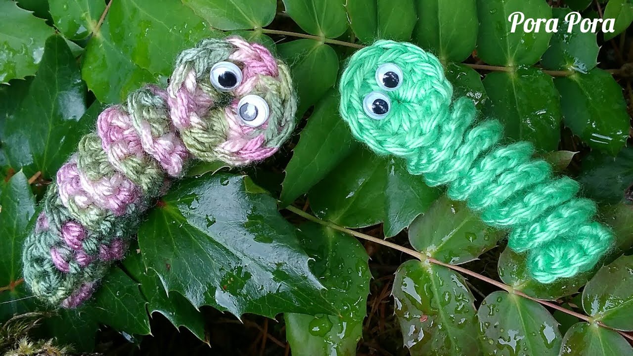 Crochet Worry Worm Pattern I Crochet Worry Pet Tutorial