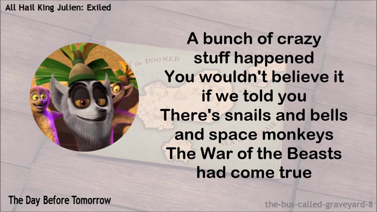 All Hail King Julien: Exiled - ALL Theme Songs w/Lyrics