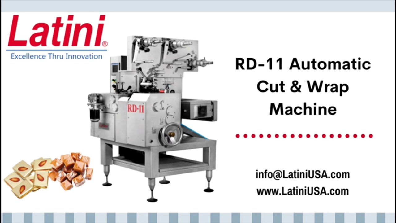LatiniUSA RD-11 Cut and Wrap Machine. Candy-Toffee Wrapping Machine | Confectionery machines