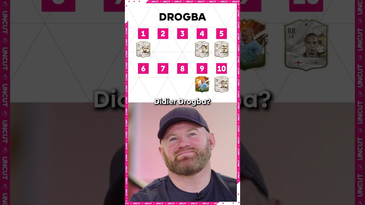 Wayne Rooney blind ranks Premier League legends 😅