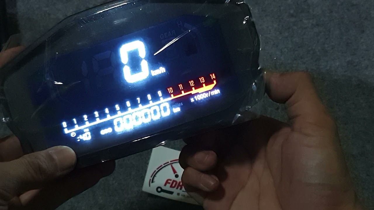 Cara seting speedometer replika ducati v1