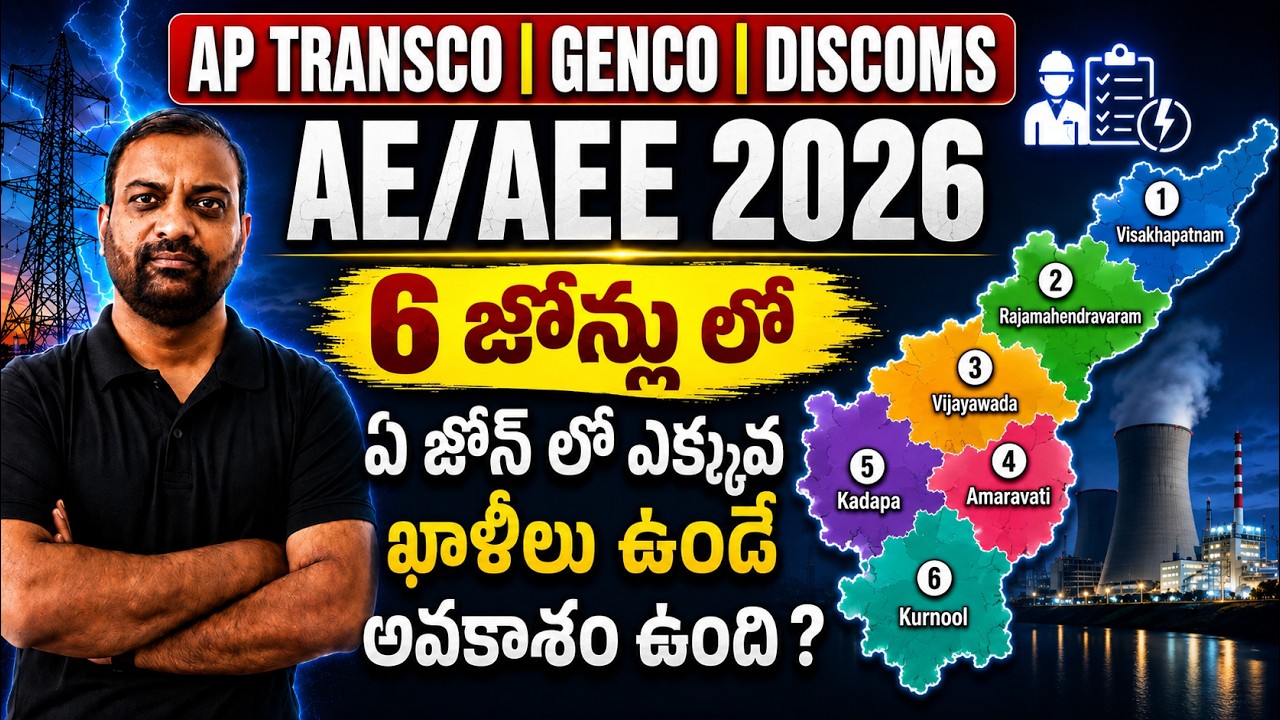 AP TRANSCO | GENCO | DISCOMS 2026 🚨 New Zones | Expected Zone-Wise Vacancies | Previous Trends