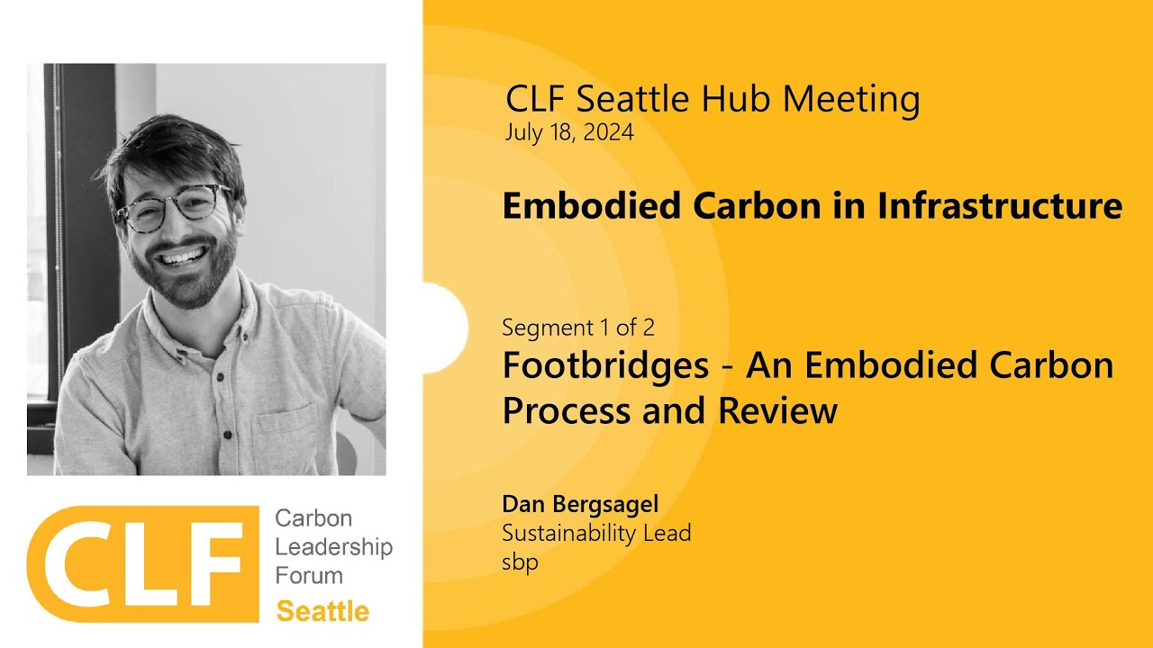 Footbridges - an embodied carbon process and review