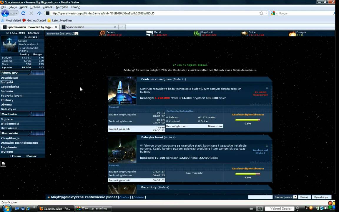 spaceinvasion resourse bug - asteroid .avi