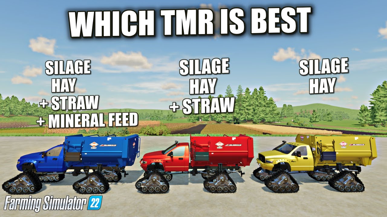 Which TMR Mix Is Best For Our Cows ? - Farming Simulator 22