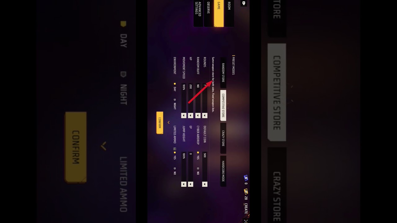 How to create custom || custom room kaise banaye 😍 #shorts #freefire #gaming
