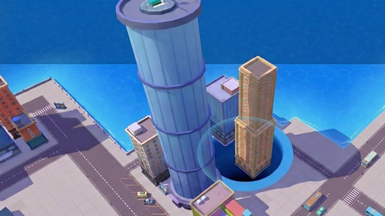 Hole.io - MAX LEVEL Gameplay! NEW GAME! #holeio 