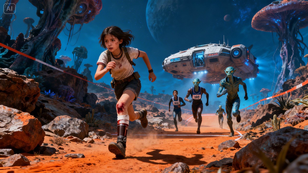 They Left the Human Girl Behind with a Broken Leg|She Still Beat Them to Extraction and Won the Race