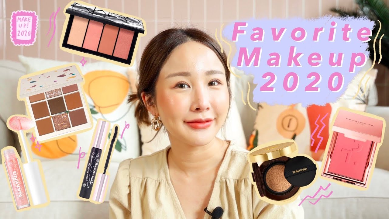 FAVORITE MAKEUP 2020 รวมเครื่องสำอางใช้แล้วชอบทั้งปี มาแล้วว💖✨ | Brinkkty