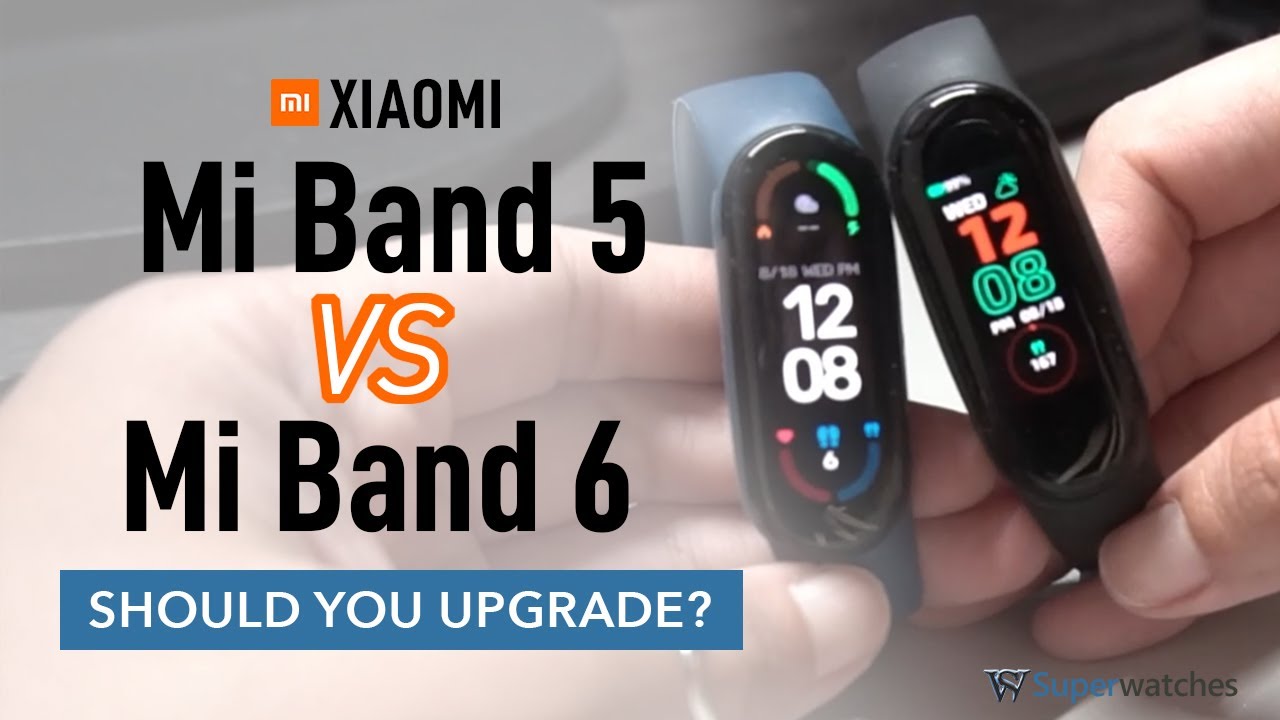 Mi Band 6 vs Mi Band 5
