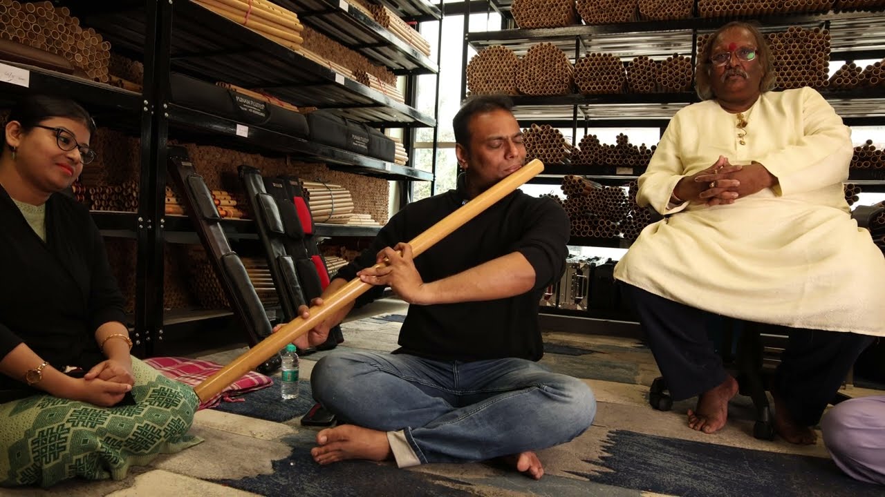 Punam Flutes A Khadaj/Sankh Bansuri by Paramananda Roy