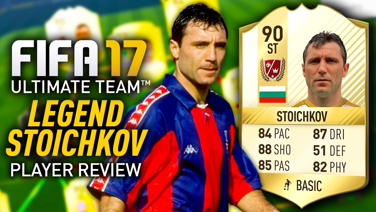 FIFA 17 LEGEND STOICHKOV (90) PLAYER REVIEW! FIFA 17 ULTIMATE TEAM!