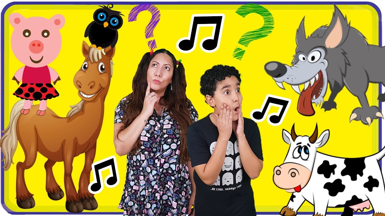 M&Uacute;SICA QUE SOM ESSE BICHO FAZ? CAN&Ccedil;&Atilde;O INFANTIL IMITANDO OS ANIMAIS / QUE BICHO &Eacute; ESSE?
