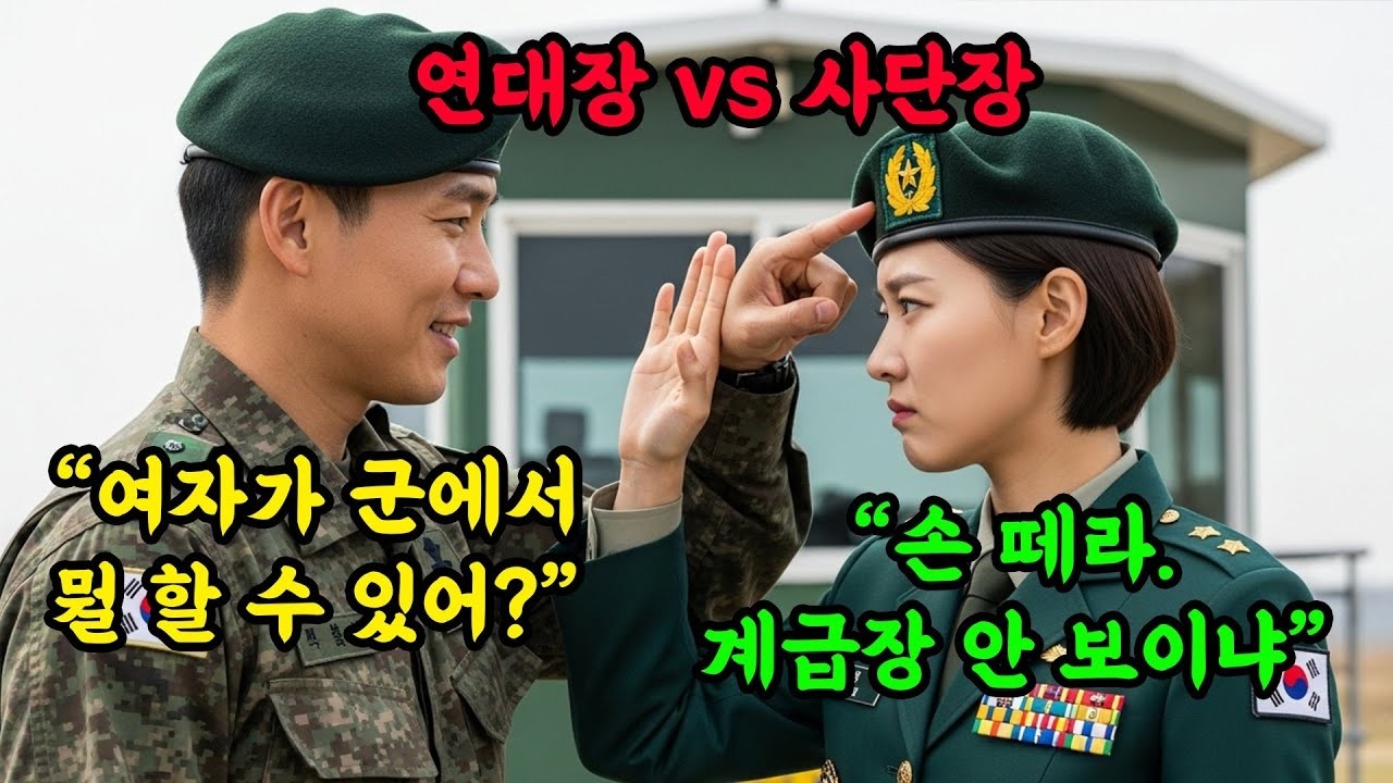 '간첩이야 탈북자야 ' 면회 온 할아버지, 여군 하사에게 무시 당하자 벌어진 일