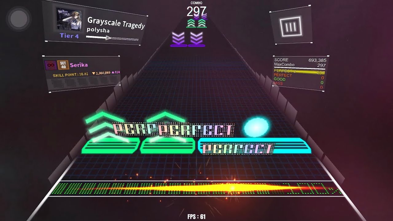 Grayscale Tragedy / Tier 4 / DanceRail3 譜面確認