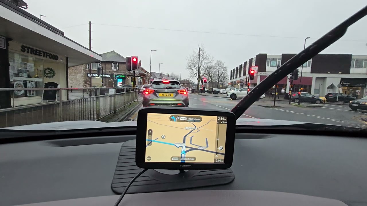 Sale DTC driving test route 3 - via Wellington School