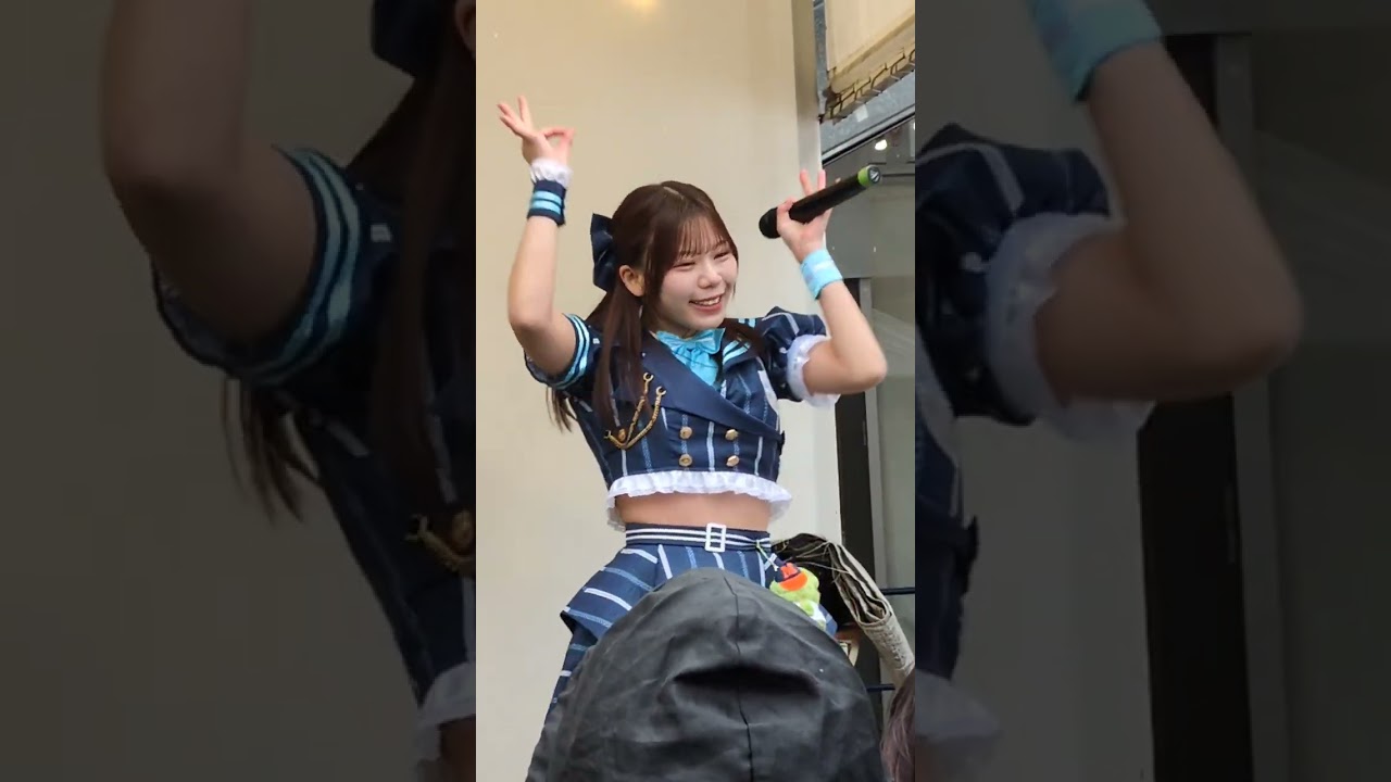 カラフルスクリームゆうかちゃん💙メインカメラ『てらてら』2026.02.08＃ゆうか＃カラフルスクリーム＃森ノ宮キューズモールBASE#カラスク#てらてら