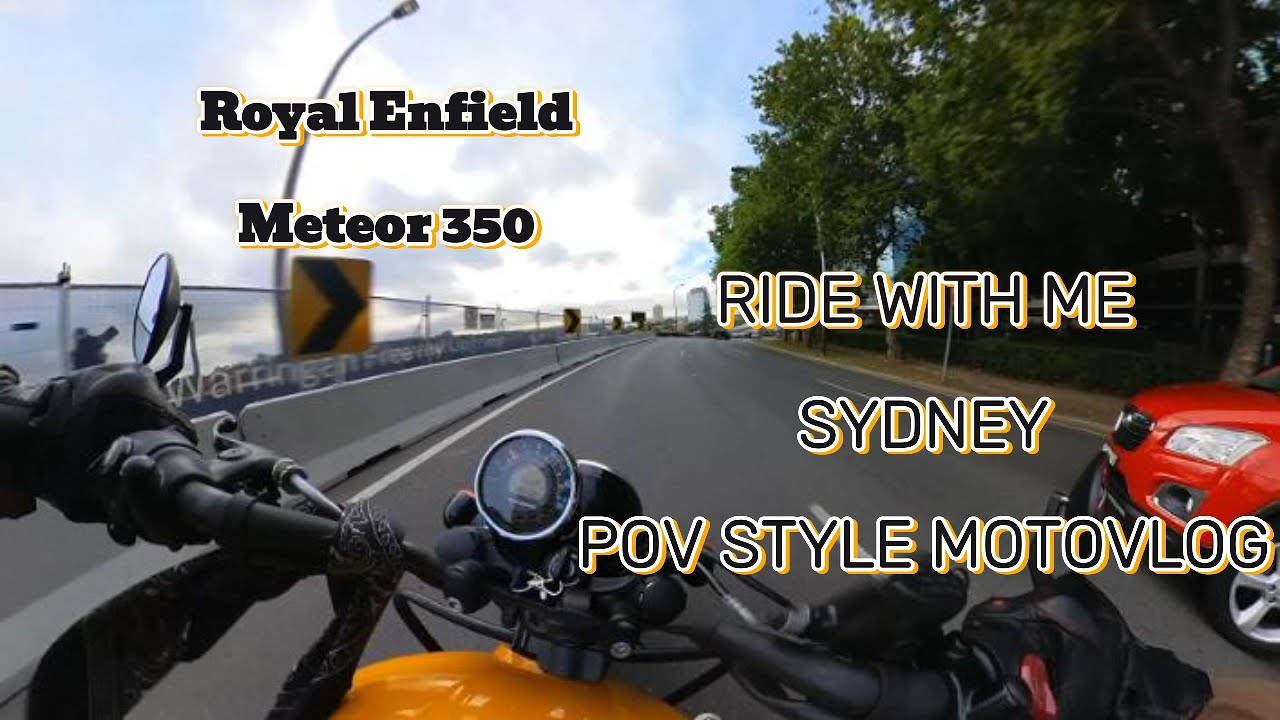 Ride with Me! My FIRST YouTube Video - Motorcycle Vlog - Royal Enfield - Meteor 350