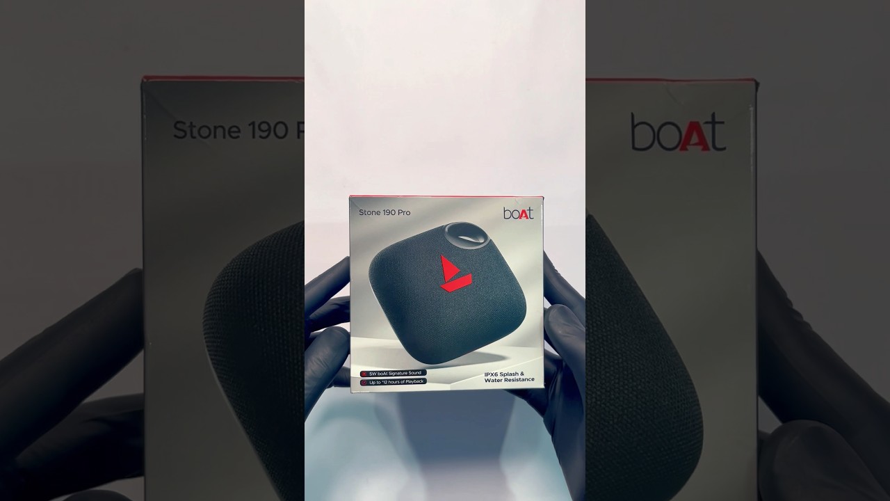 Boat Stone 190 pro speaker #unboxing  | 5w mini speaker with microphone