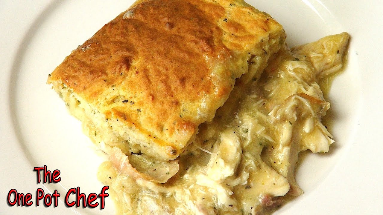 Creamy Chicken and Scone Bake | One Pot Chef
