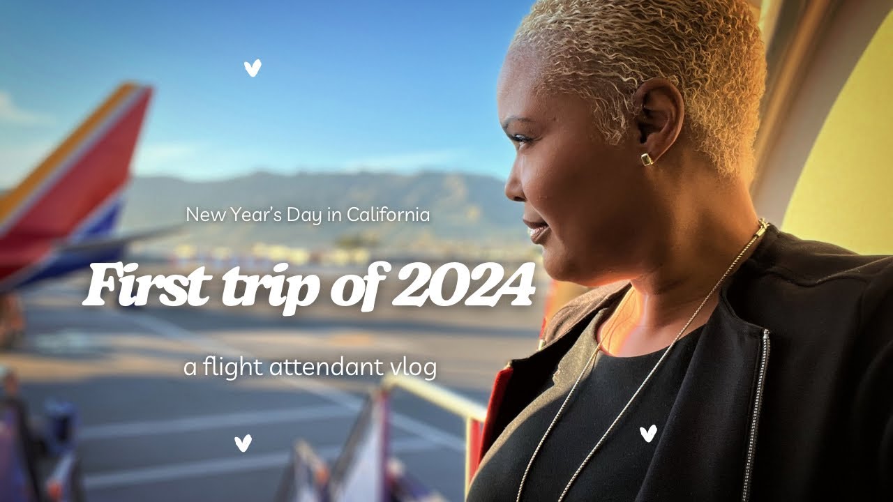 Flight Attendant Life- First trip of 2024!, working for premium pay, GRWM