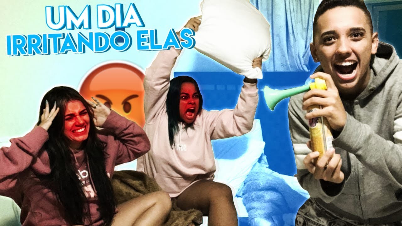 UM DIA INTEIRO IRRITANDO ELAS !! - Jully Molina/Carol Loures/ Guilherme Gui