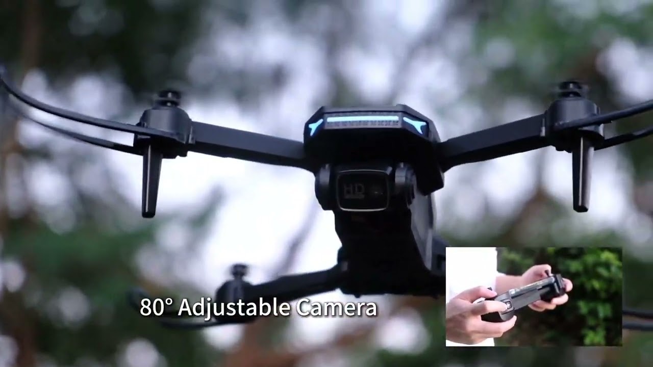 Drone with 1080P Camera   Foldable Remote Control