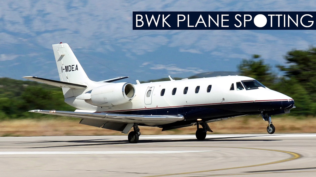 Brač Airport BWK/LDSB - 10 Minutes of Plane Spotting - 2024 Part III!