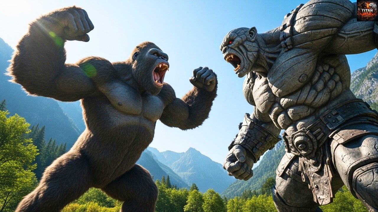 Kong vs Stone Troll Army – The City Was Not Ready| King Kong Movies