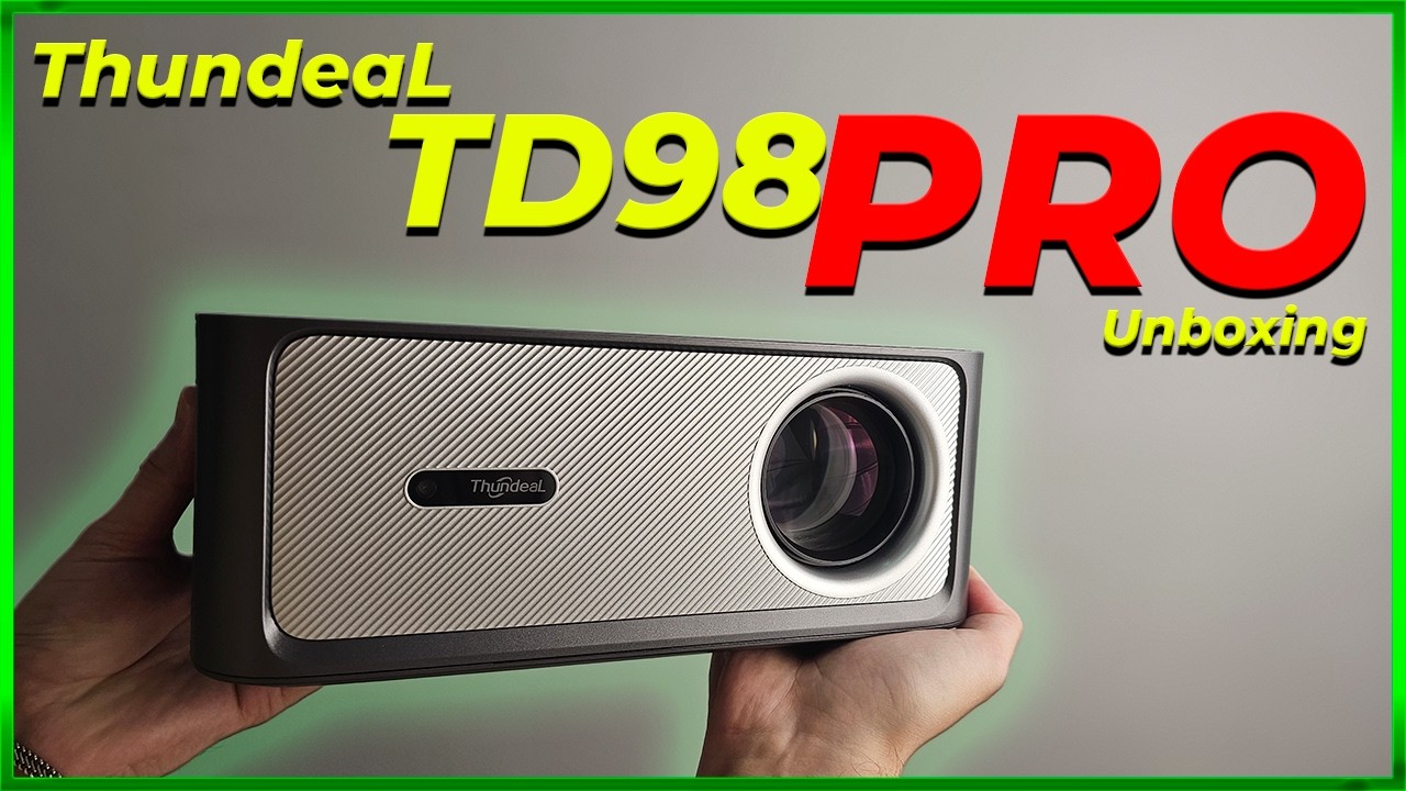 Unboxing do TD98 Pro: O Projetor MAIS BRILHANTE da Thundeal?!